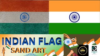 Indian Flagsand artcolored sand [upl. by Sydney793]