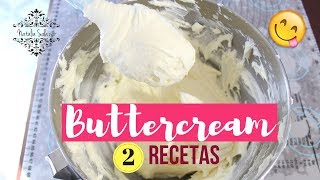 Cómo hacer buttercream firme y esponjoso dos recetas diferentes🤗😘 4 [upl. by Gonzales]