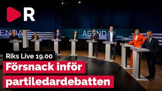 Försnack inför partiledardebatten – vad kommer vi se [upl. by Wojak93]