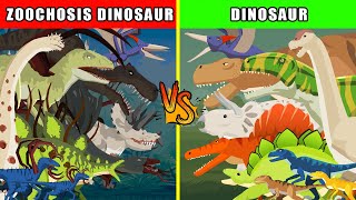 Zoochosis Dinosaurs vs Dinosaurs  Monster Animation [upl. by Kirred509]