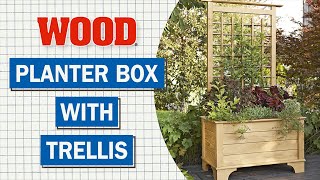 Planter Box with Trellis  WOOD magazine [upl. by Eirrehc]