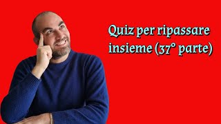 Quiz 37 per il ripasso concorso docenti pedagogia psicologia ripasso ter tfa [upl. by Caves]