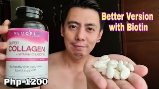 NEW amp IMPROVED NEOCELL SUPER COLLAGEN WITH VITAMIN C CALCIUM ASCORBATE BIOTIN REVIEW MAS EFFECTIVE [upl. by Girand605]