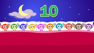 Ten In The Bed Nursery Rhyme with Lyrics [upl. by Graig]