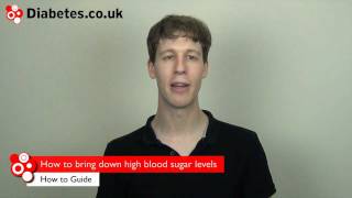 How to bring down high blood sugar levels hyperglycemia [upl. by Donaldson38]