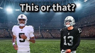 Which quarterback are the Raiders trying to trade up for [upl. by Toma]