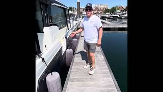 Pasithea  how to run shore power cable on boat vs dock [upl. by Repsac605]