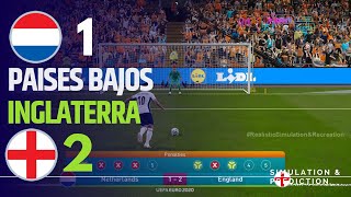 Penalties ⚽ Paises Bajos 12 Inglaterra 🏆 EURO 2024  simulación de videojuego [upl. by Pittel]