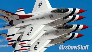 USAF Thunderbirds 2022 Final Performance  Nellis AFB Airshow 2022 [upl. by Nellaf]