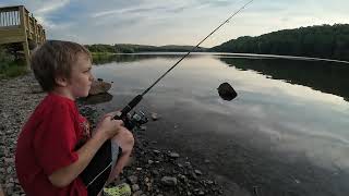 Piney Reservoir Fishing  Frostburg MD [upl. by Bettye410]