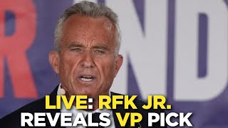 Watch live RFK Jr to announce VP pick [upl. by Nylsor]