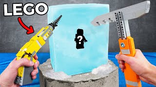 Giant ICE Block vs LEGO TOOLS [upl. by Ardekan28]