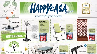 VOLANTINO HAPPYCASA dal 5 al 19 giugno 2024 anteprima [upl. by Hasin991]