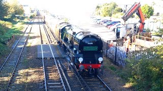 35028 Clan Line passing through Canterbury East [upl. by Caras]