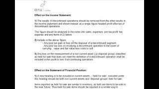 NonCurrent Assets Held for Sale and Discontinued Operation  IFRS 5  Accounting in Amharic [upl. by Brockie]