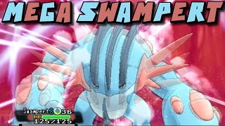 Mega Swampert Pokemon Omega Ruby amp Alpha Sapphire Gameplay HD [upl. by Oswell]