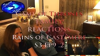 Game of Thrones FAMILY REACT S3 Ep92 The Rains of Castamere [upl. by Ahsatsan]