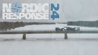 Nordic Response 24 – Ruotsalaiset joukot saapuvat [upl. by Apurk]