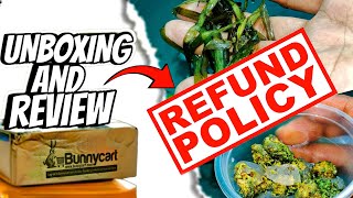 aquarium plants bunnycart REFUND POLICY  UNBOXING AND REVIEW ☘️BUNNYCART [upl. by Mickelson]