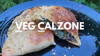 Vegetarian Calzone  Pizza with a twist  Delicious and Heathy [upl. by Inasah]