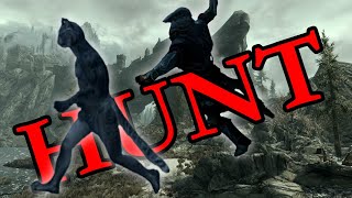 Skyrim Expert vs Hunter Skyrim Manhunt [upl. by Shelden]