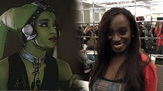 FEMI TAYLOR Star Wars Actress at Super Megafest 2013 [upl. by Kalle882]