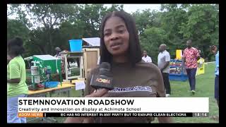 Stemnnovation Roadshow Creativity and innovation on display at Achimota School  Adom News [upl. by Hartley487]