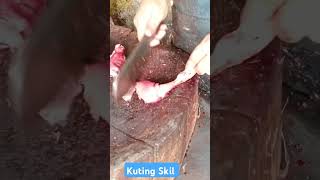 Murga meat kuting skill aseelmurga short video 🥰 [upl. by Naylor]