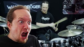 Reaction  Dimmu Borgir  Blessings Upon The Throne Of Tyranny  Drum Cover by me [upl. by Nelrsa]