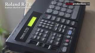 Roland R70 Human Rhythm Composer factory sound demo Its NOW FOR SALE E 375  USD 410 [upl. by Auhso]