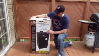 Masterbuilt 30quot Electric Smoker Unboxing and First Impressions [upl. by Allanson]