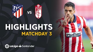 Highlights Atlético de Madrid vs Granada CF 61 [upl. by Aikem]