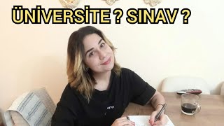 ÜNİVERSİTE OKUYOR MUYUM  SINAV ÖNCESİ VLOG [upl. by Einneb]