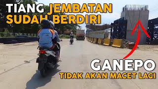 SITUASI TERKINI PROYEK JEMBATAN LAYANG FLYOVER GANEFO MRANGGEN DEMAK [upl. by Lednem]