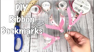 Cheap Quick and Easy DIY Ribbon Bookmarks [upl. by Dripps]