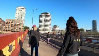 London Walk  Albert Embankment  Millbank  Vauxhall Bridge London Walking Tour [upl. by Conant]