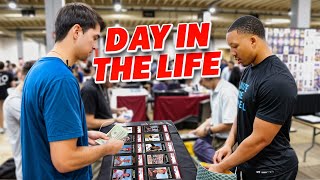 Day In The Life Of A Full Time Sports Card Dealer Card Show Edition [upl. by Marney343]