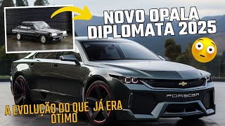 Novo Chevrolet Opala diplomata 2025 a evolução do que já era bom 🤗👍 [upl. by Boyt]