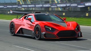 1200HP Zenvo TSRS  SOUND amp Active Aero Wing [upl. by Einram]