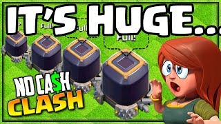 BIGGER Than EVER Insane Dark Elixir No Cash Clash of Clans 37 [upl. by Acirrehs]