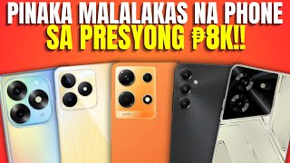 TOP 5 BEST UNDER ₱8K PHONES NGAYONG 2023 [upl. by Lednem846]