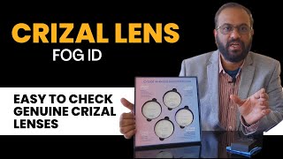 How to check genuine crizal lenses essilor crizal bangalore [upl. by Nerland]