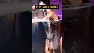 Play with smoke🔥💥  amazing science experiments😎 scienceexperiment crazy fun science easyideas [upl. by Hgielyk]