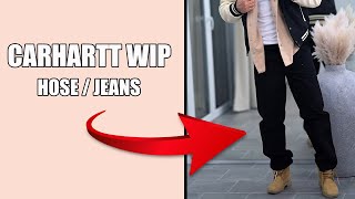 Carhartt WIP Hose  Jeans  Outfit Inspiration [upl. by Ailaht]