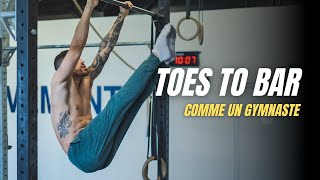 Comment réaliser des toes to bar comme un gymnaste [upl. by Notlrahc]