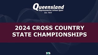 Queensland Schools Cross Country Championships 2024 [upl. by Atsillak73]