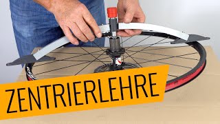 ZENTRIERLEHRE fürs Fahrrad  Wie funktioniert dieses Tool  Tutorial  Fahrradorg [upl. by Bazil]