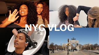 NYC Weekend Vlog  Rëzo Curly Cut Influencer Events NY Fashion Week [upl. by Bandur989]