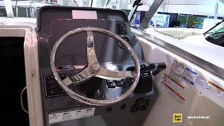 2015 Pursuit 285 Offshore Motor Boat  Walkaround  2015 Toronto Boat Show [upl. by Ecnerret]