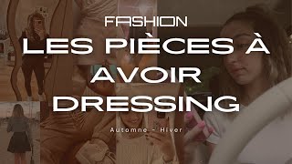 Les pièces à avoir dans son dressing pour lautomne et lhiver  Mode🍂🍁 [upl. by Agnese]